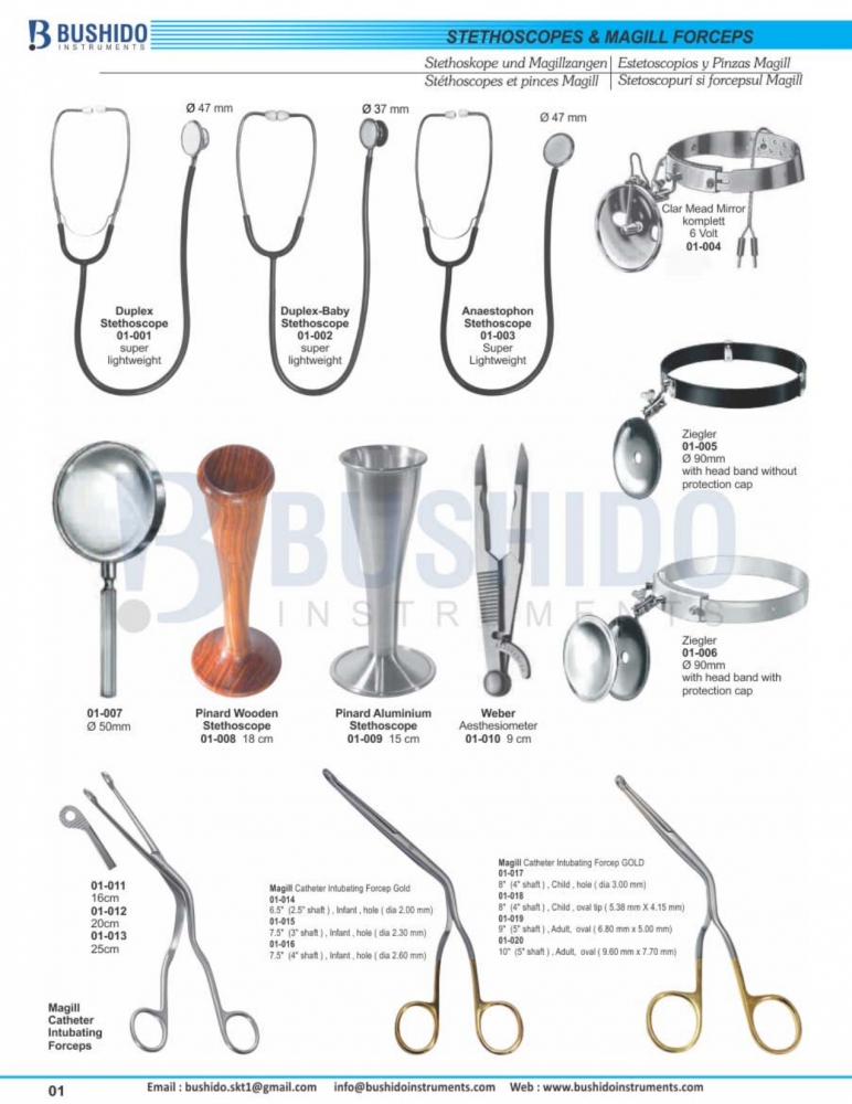 Stethoscopes Forceps